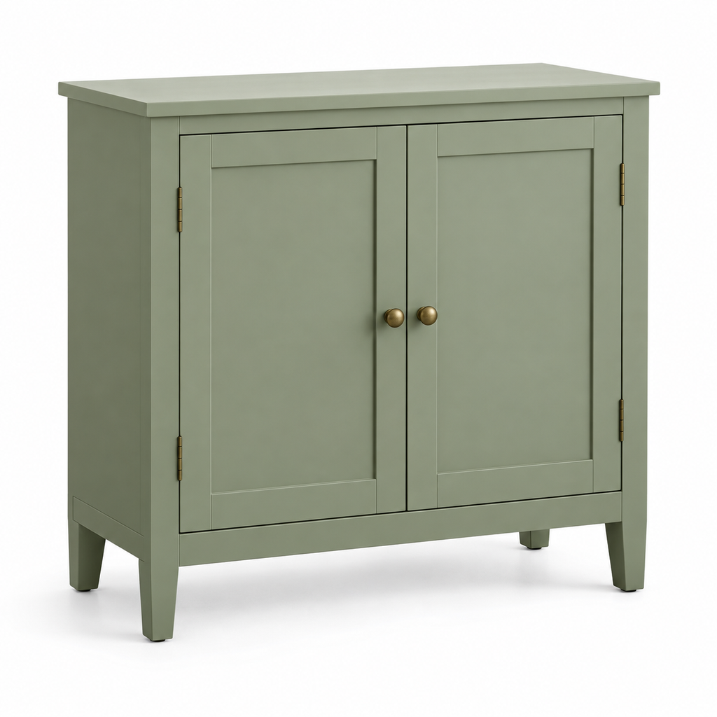 2-Door Accent Storage Cabinet, Sage Green